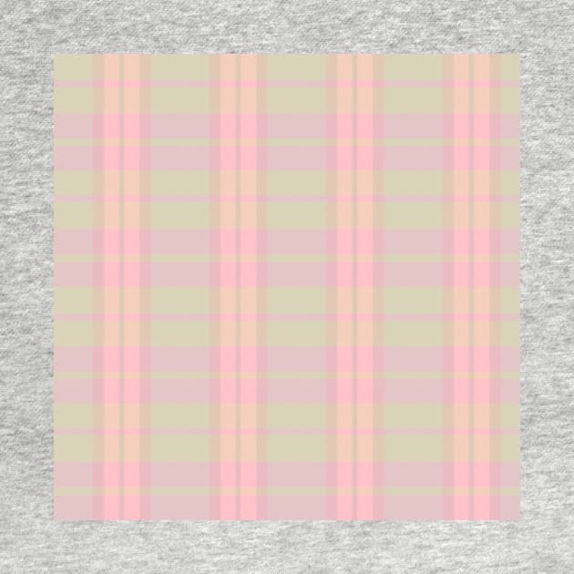 Pastel Aesthetic Daviana 2 Hand Drawn Textured Plaid Pattern by GenAumonier